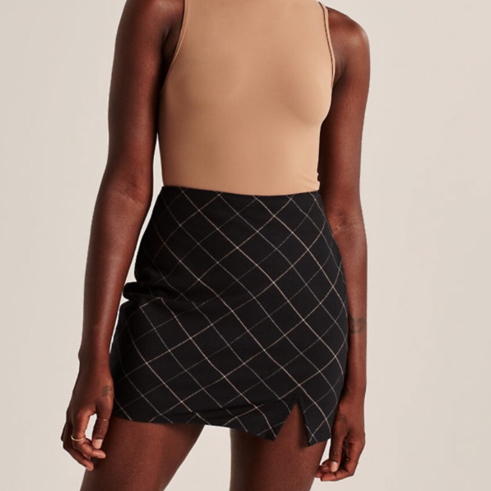 Abercrombie & Fitch Plaid Mini Skirt